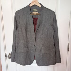 Talbots Virgin Wool Blazer W10P Grey